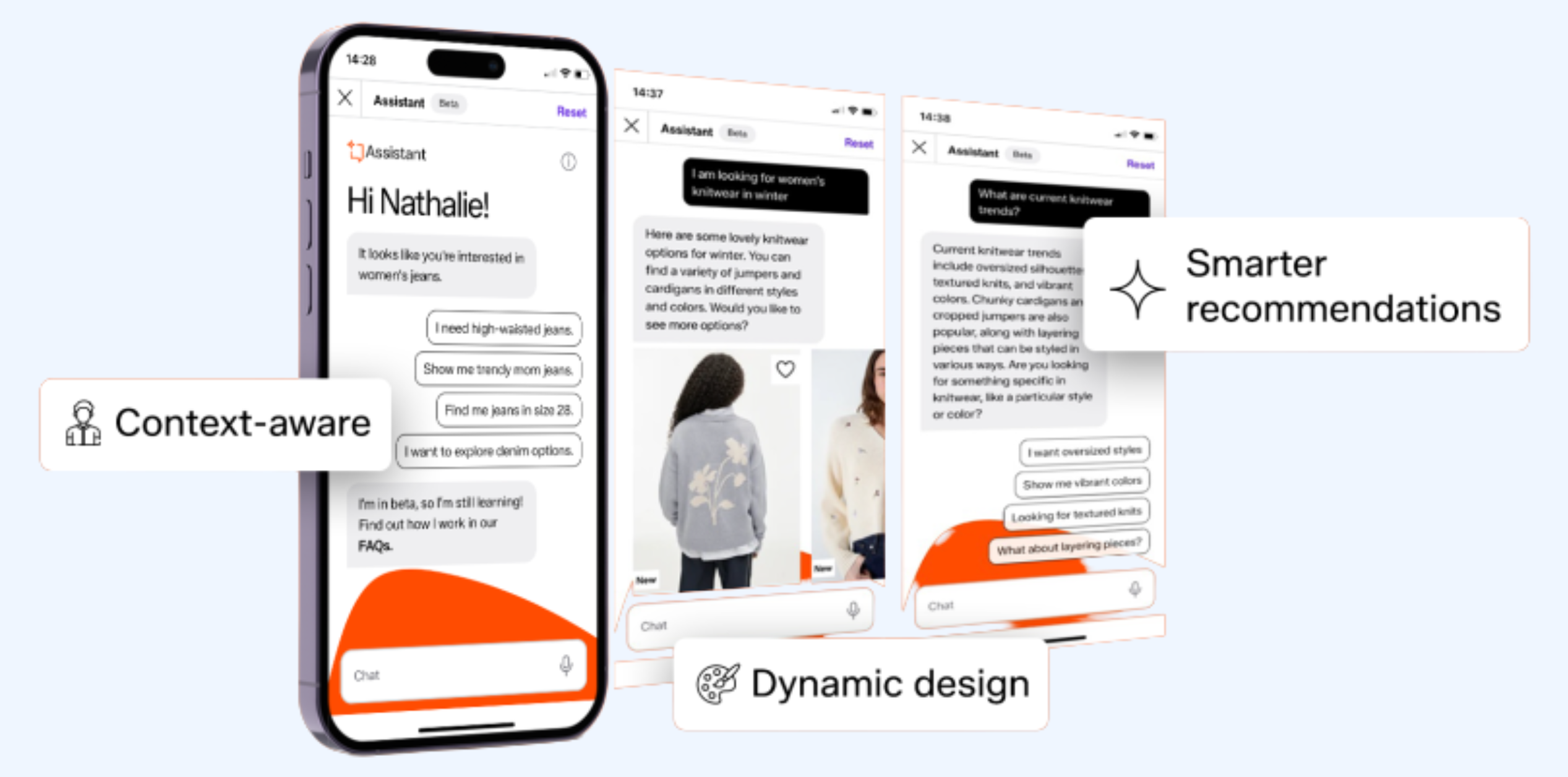 Digital Commerce  example Zalando Assistant AI